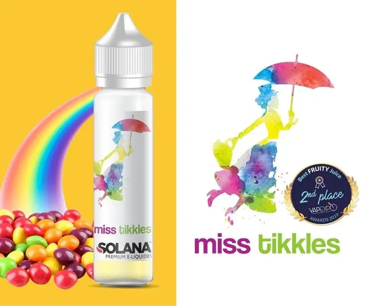 e liquide miss tikkles 50 ml solana | eliquide sans nicotine à booster | cigusto | e liquide pour cigarette electronique