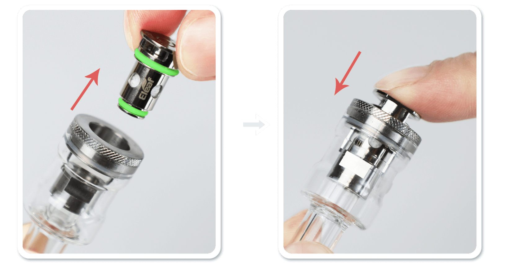 Mise en place résistance de la Cigarette electronique Glass Pen par Eleaf | Cigusto | Pod Ecigarette